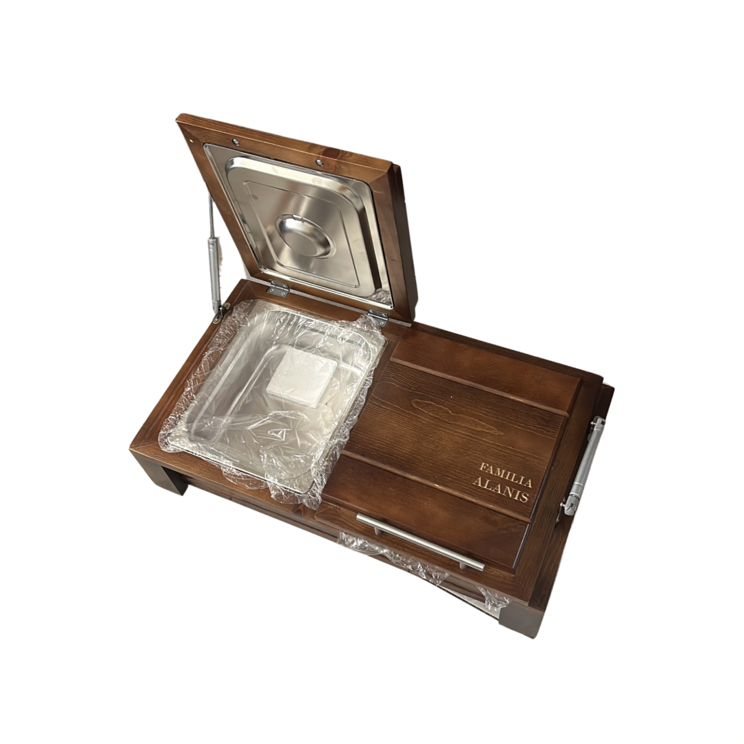 Contenedor de carne Double King 9kg - Caja para carne de madera