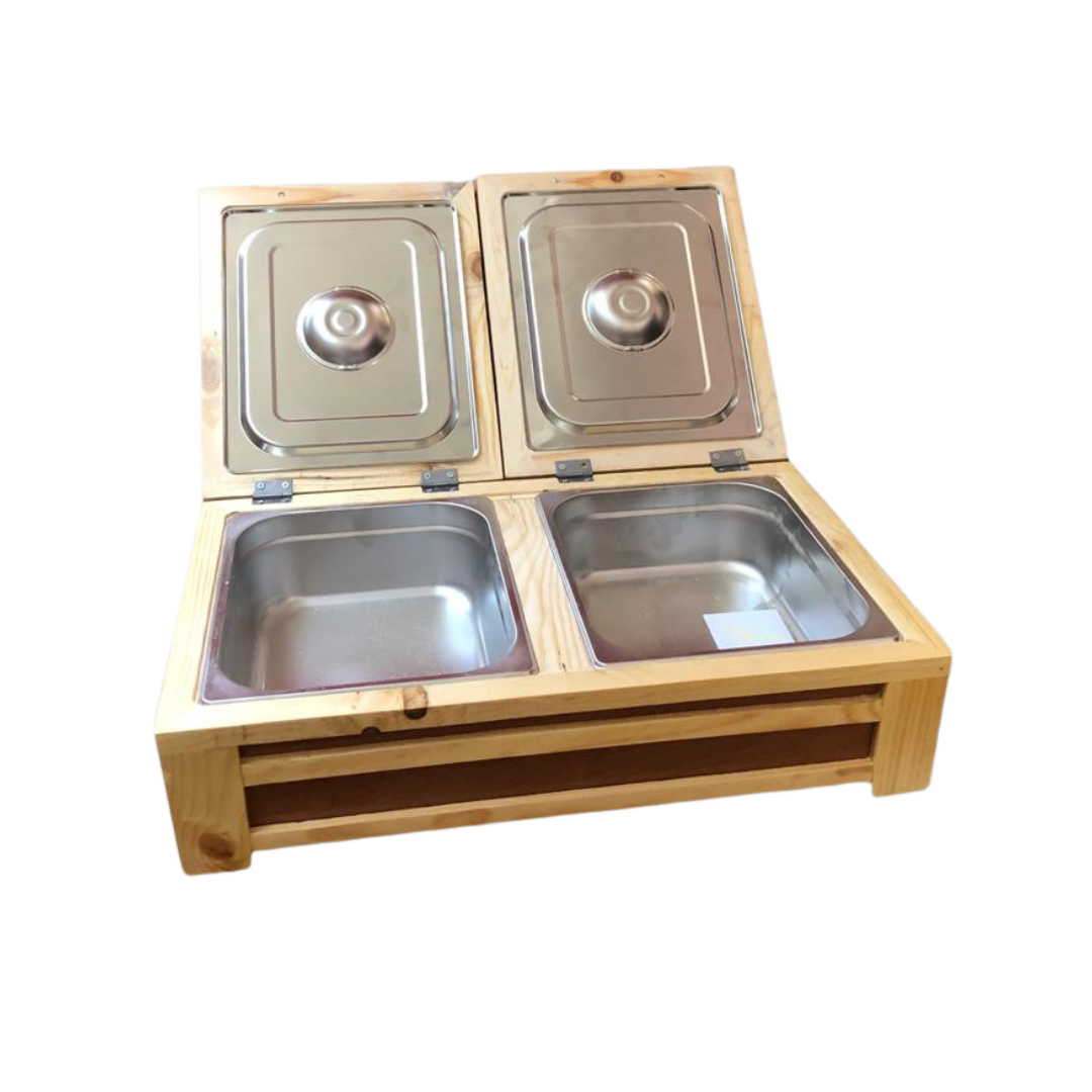 Contenedor de carne Double King 9kg - Caja para carne de madera
