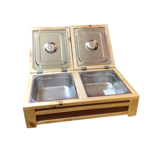 Contenedor de carne  Double King 9kg - Caja para carne de madera